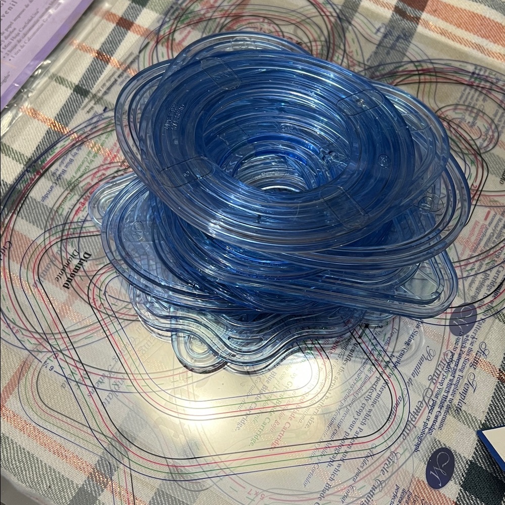 Creative Memories Blue Transparent Art Tool